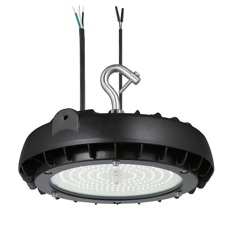 Designers Fountain 9 inch Round Integrated LED Black High Bay Light, 5000K HBR14DMDP50